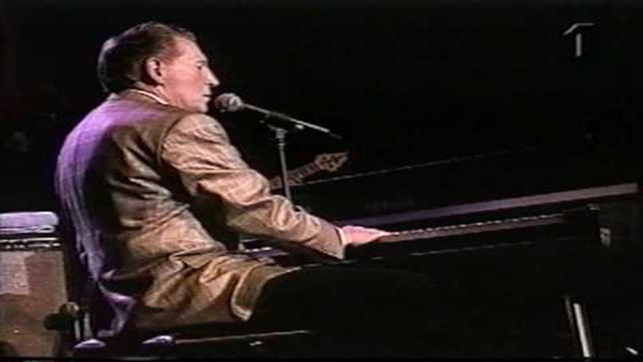 Jerry Lee Lewis in Sweden 1997 backdrop