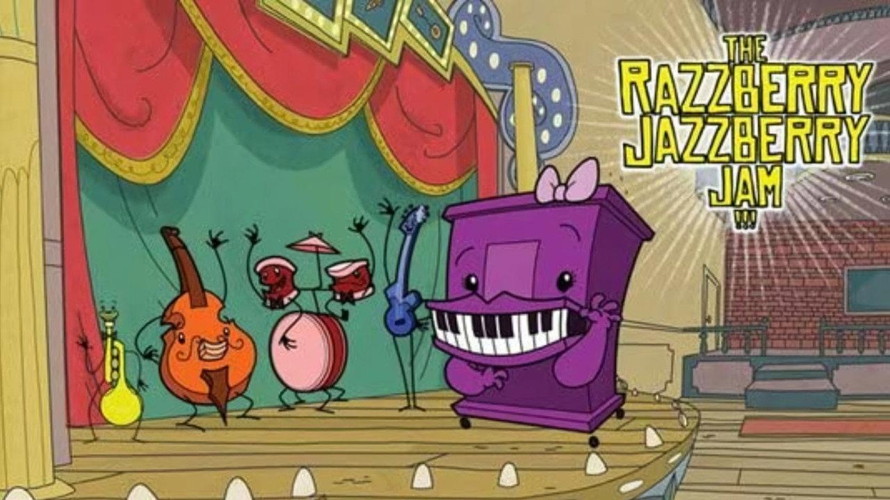 Razzberry Jazzberry Jam backdrop