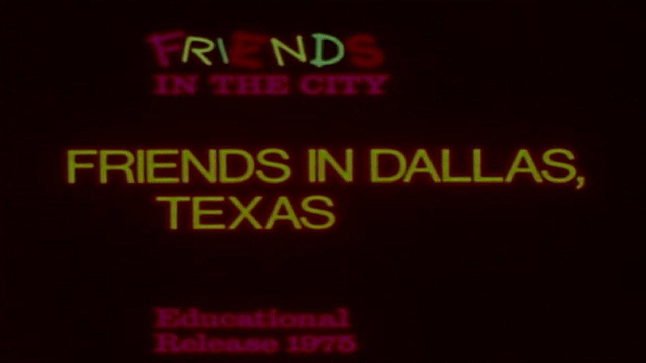 Friends in Dallas, Texas backdrop
