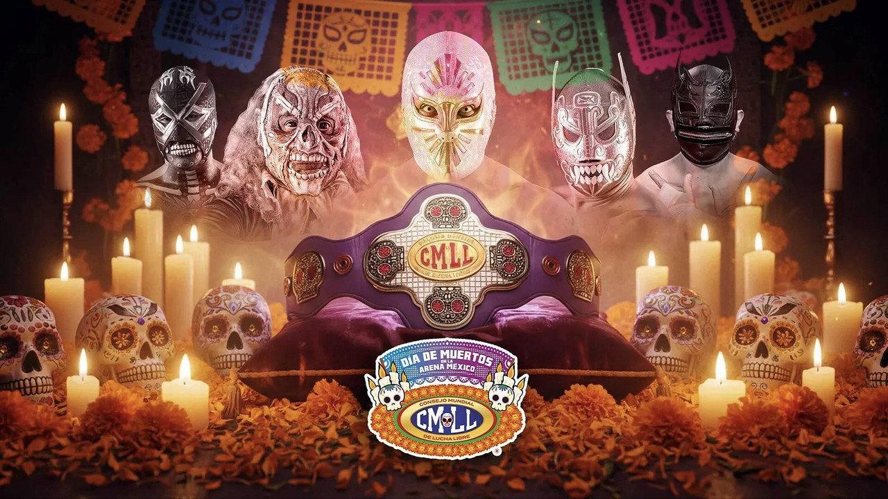 CMLL Dia De Muertos Viernes Espectacular backdrop