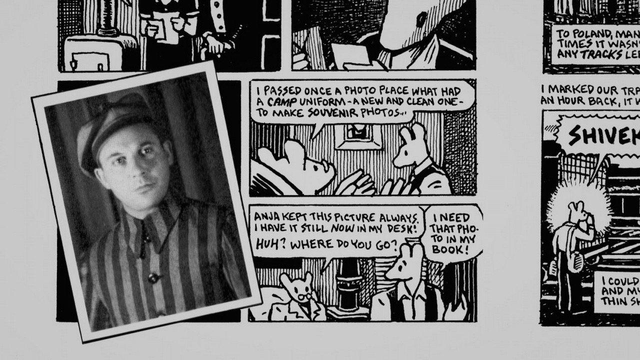 The Hell of Auschwitz: Maus by Art Spiegelman backdrop