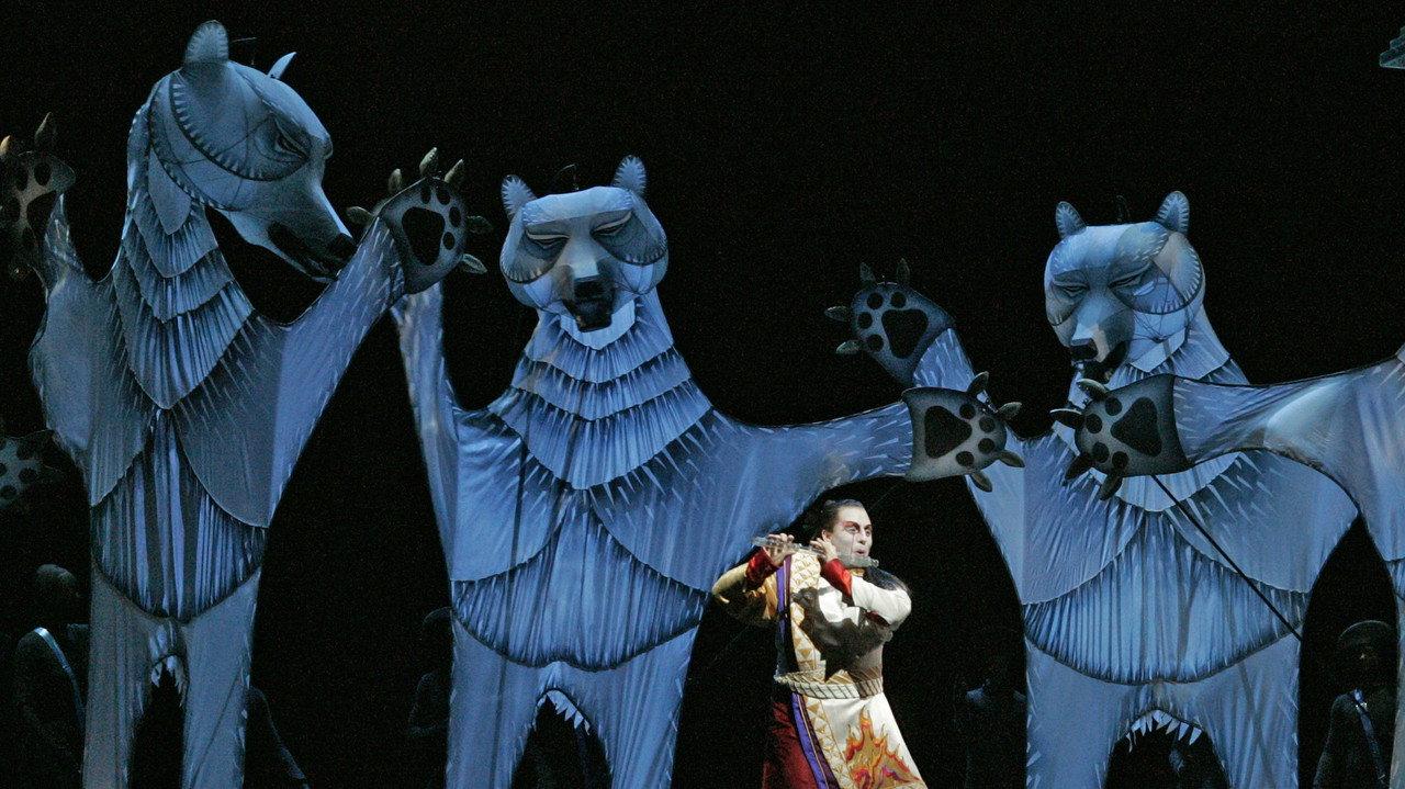 The Metropolitan Opera: The Magic Flute backdrop