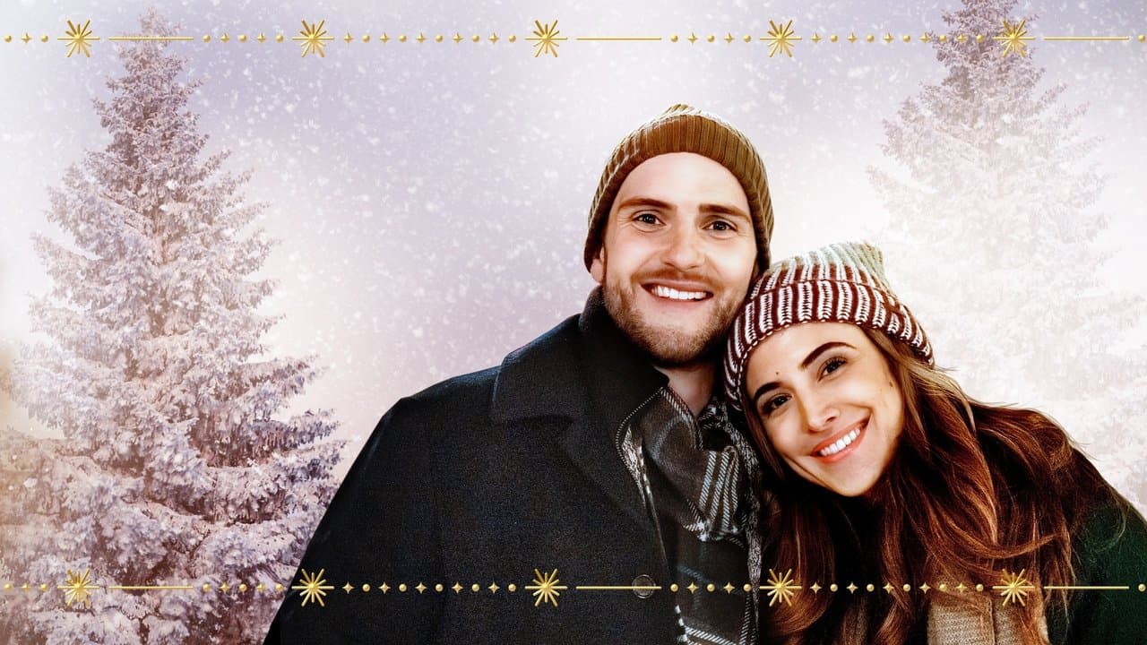 Homemade Christmas backdrop