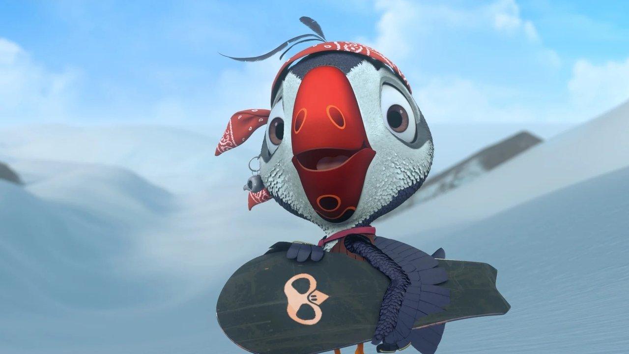 Puffins backdrop
