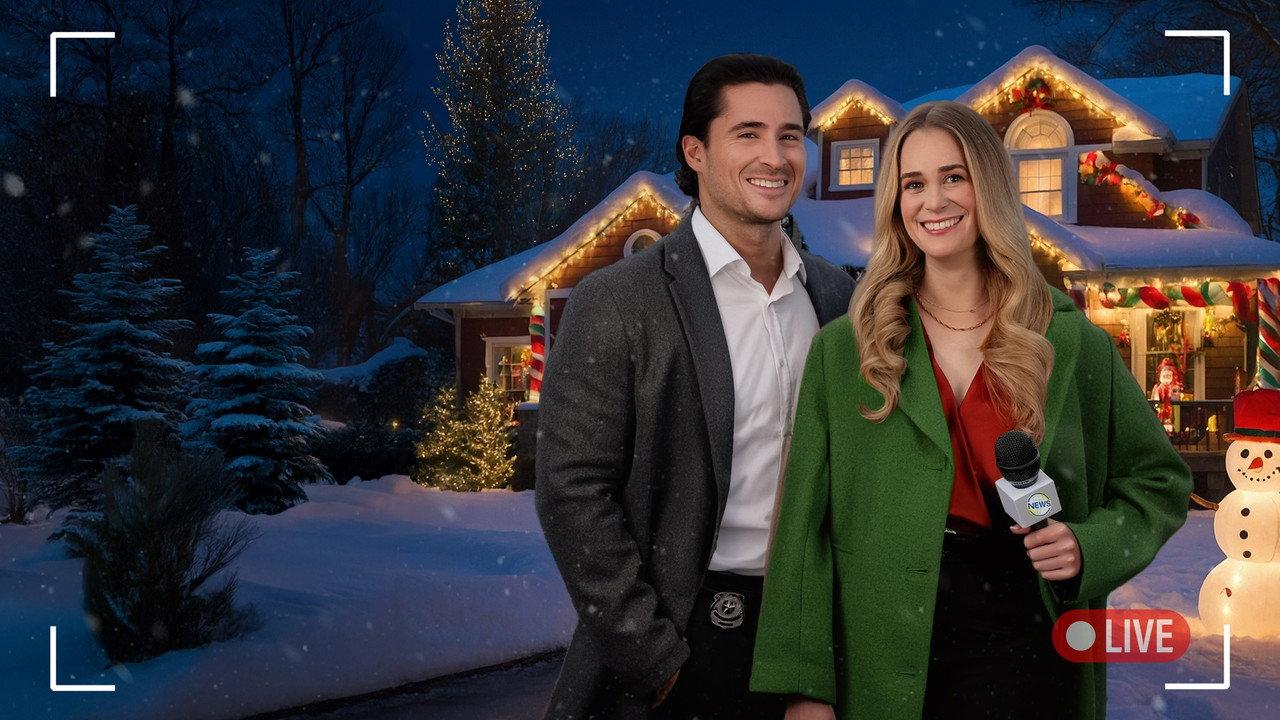 Merry Mystery Christmas backdrop