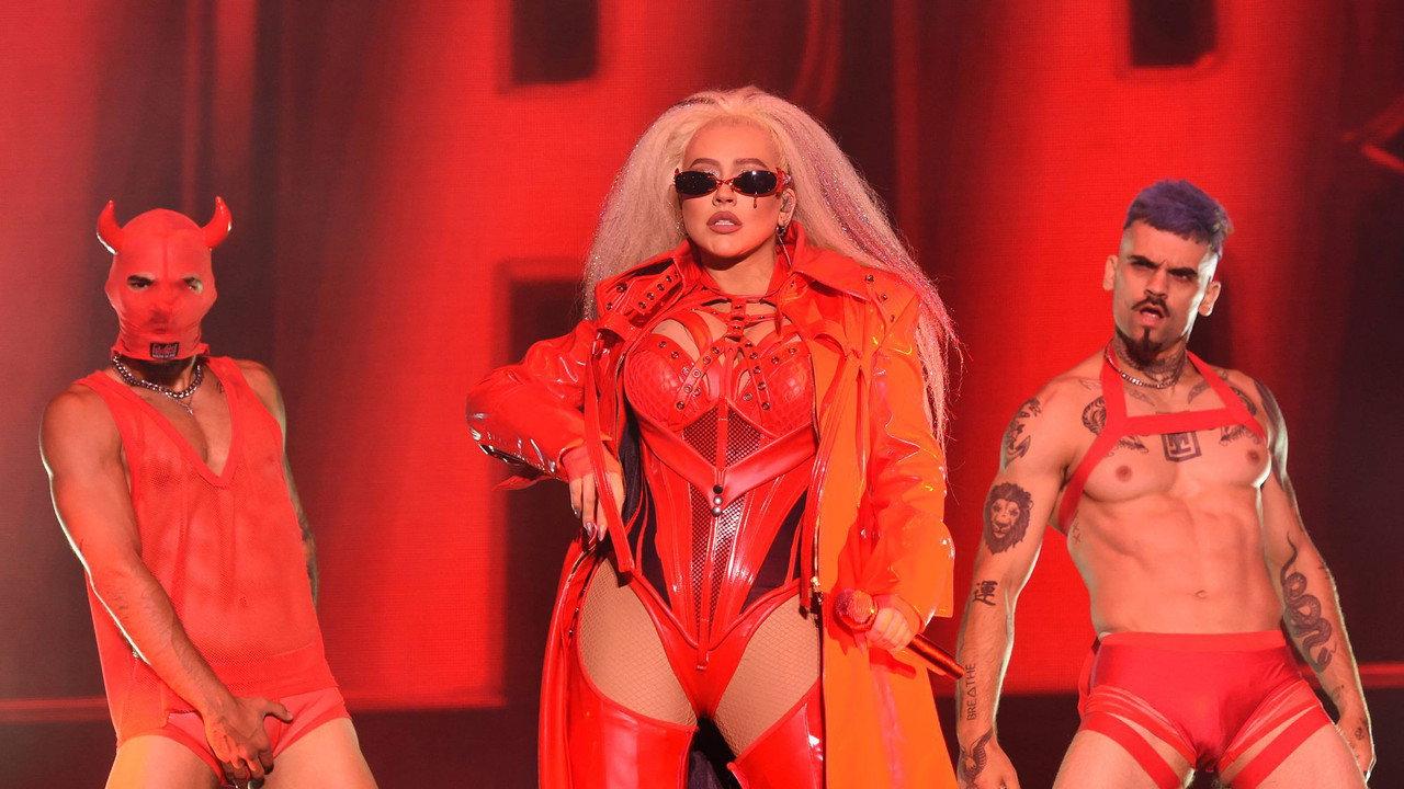 Christina Aguilera - LA Pride backdrop