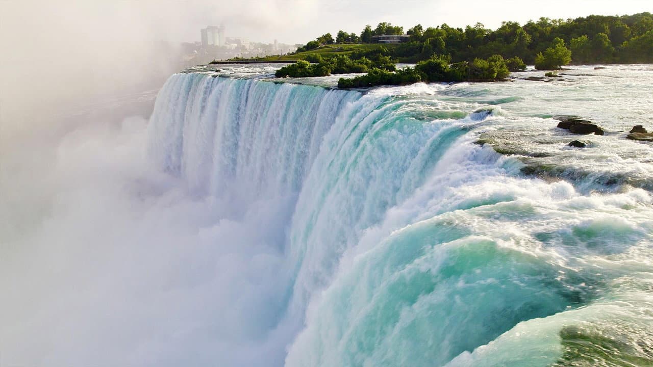 Niagara Falls backdrop