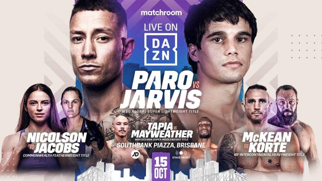 Liam Paro vs. Brock Jarvis backdrop