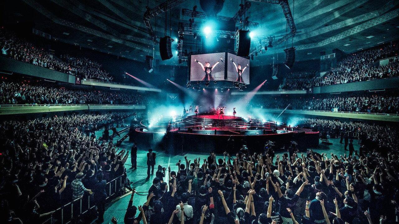 BABYMETAL LIVE AT BUDOKAN ~RED NIGHT & BLACK NIGHT APOCALYPSE~ 赤い夜 LEGEND "巨大コルセット祭り" ~天下一メタル武道会ファイナル~ backdrop