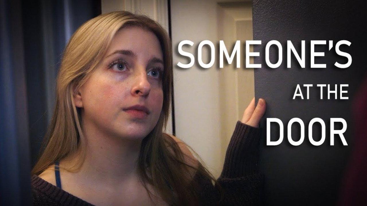 Someone's at the Door backdrop