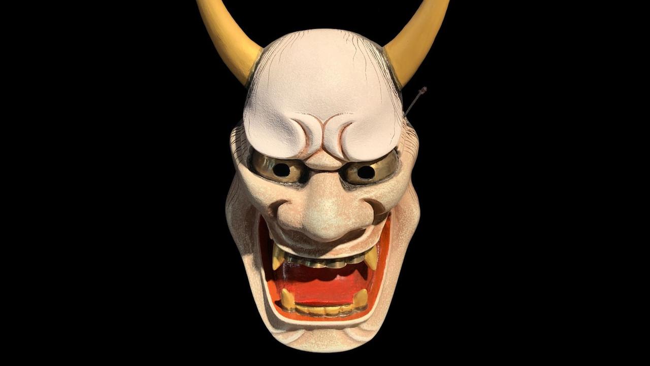 Beyond Noh backdrop
