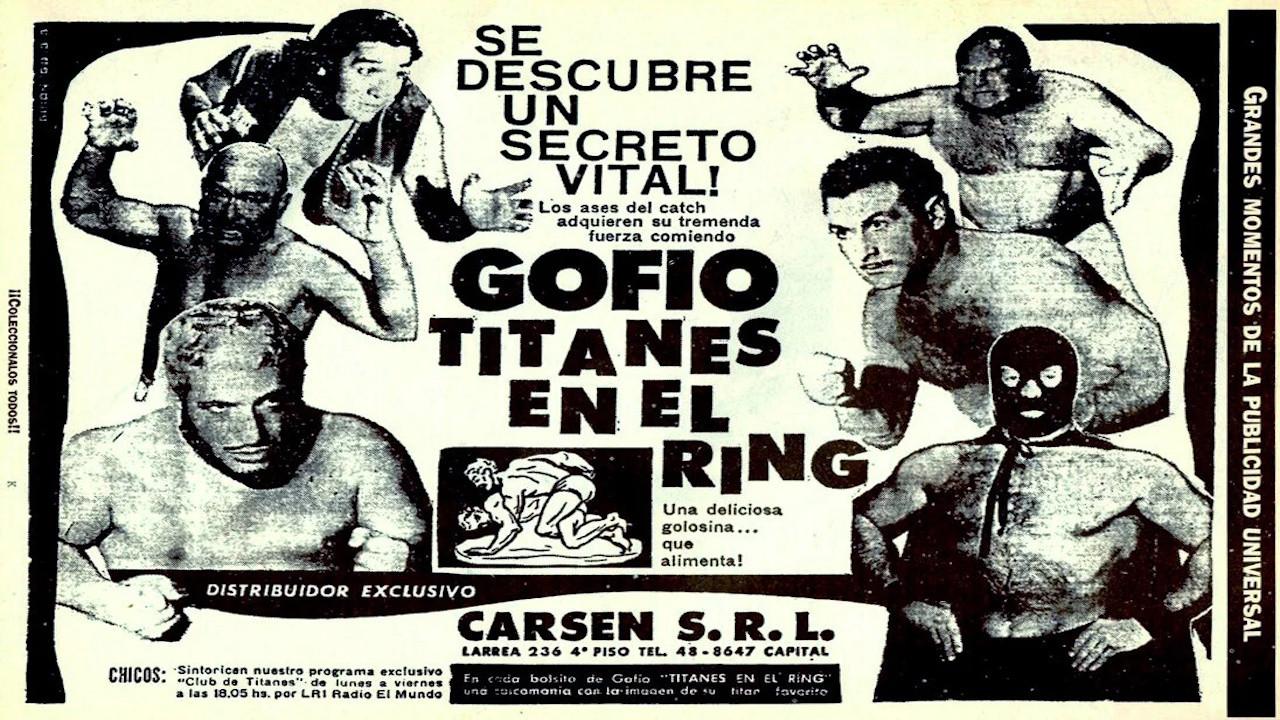 Titanes en el ring backdrop