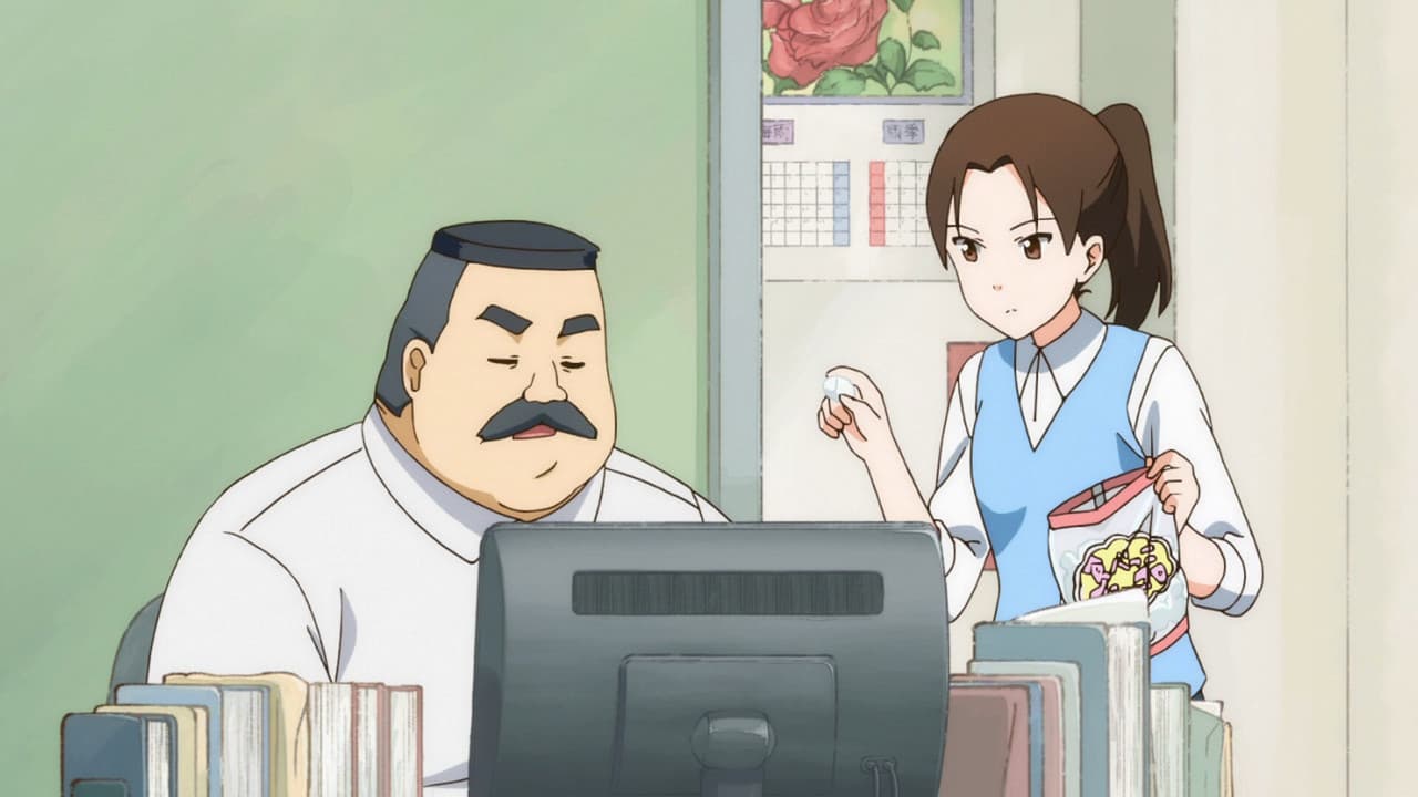 Ojisan and Marshmallow backdrop