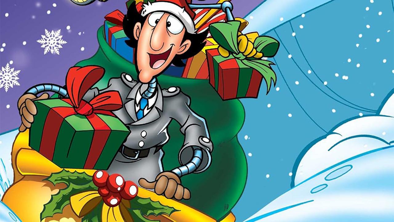 Inspector Gadget Saves Christmas backdrop