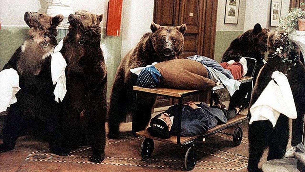 Six Bears and a Clown backdrop