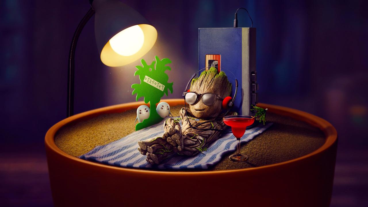 I Am Groot backdrop