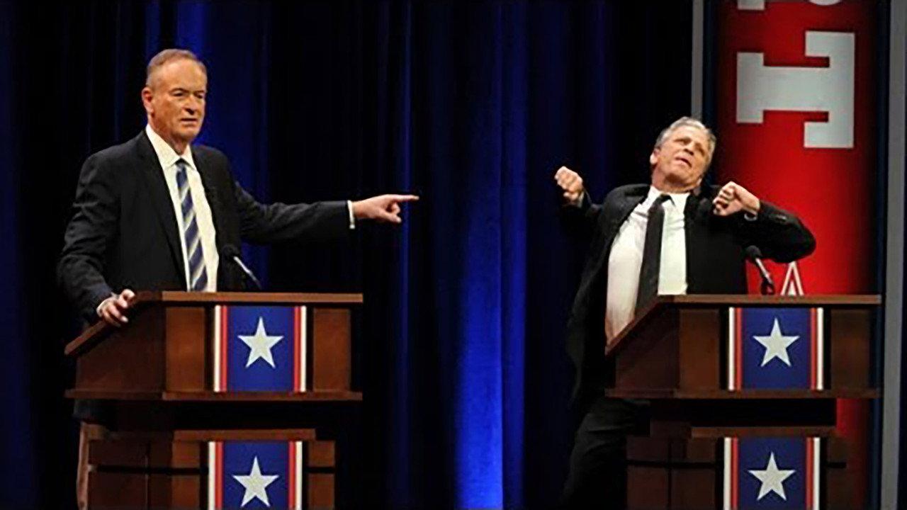 The Rumble in the Air-Conditioned Auditorium: O'Reilly vs. Stewart 2012 backdrop