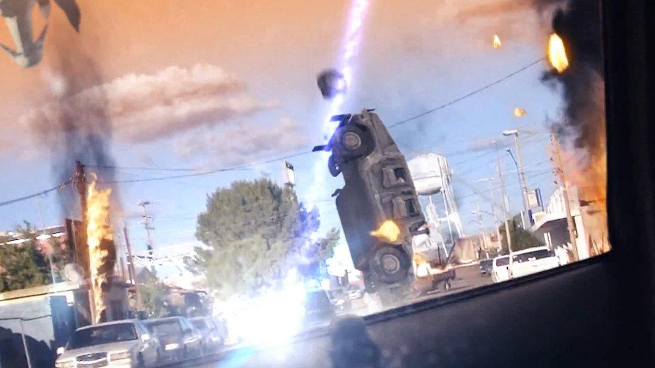 Alien Invasion Found Footage backdrop