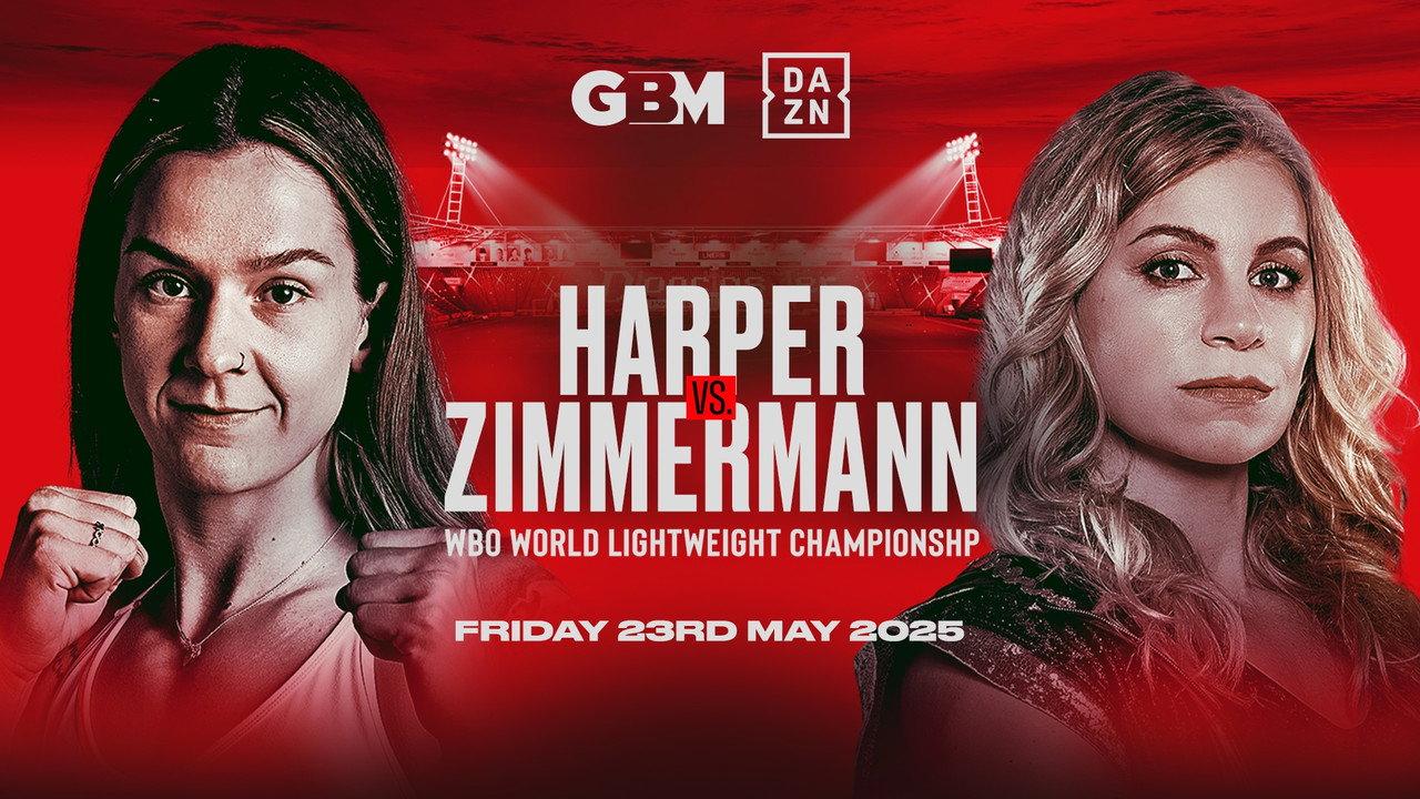 Terri Harper vs. Natalie Zimmerman backdrop