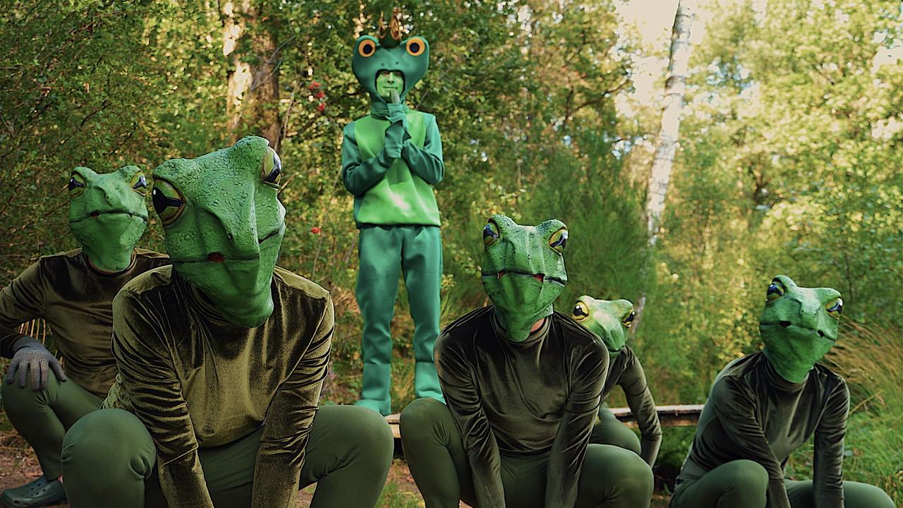 Frogs backdrop