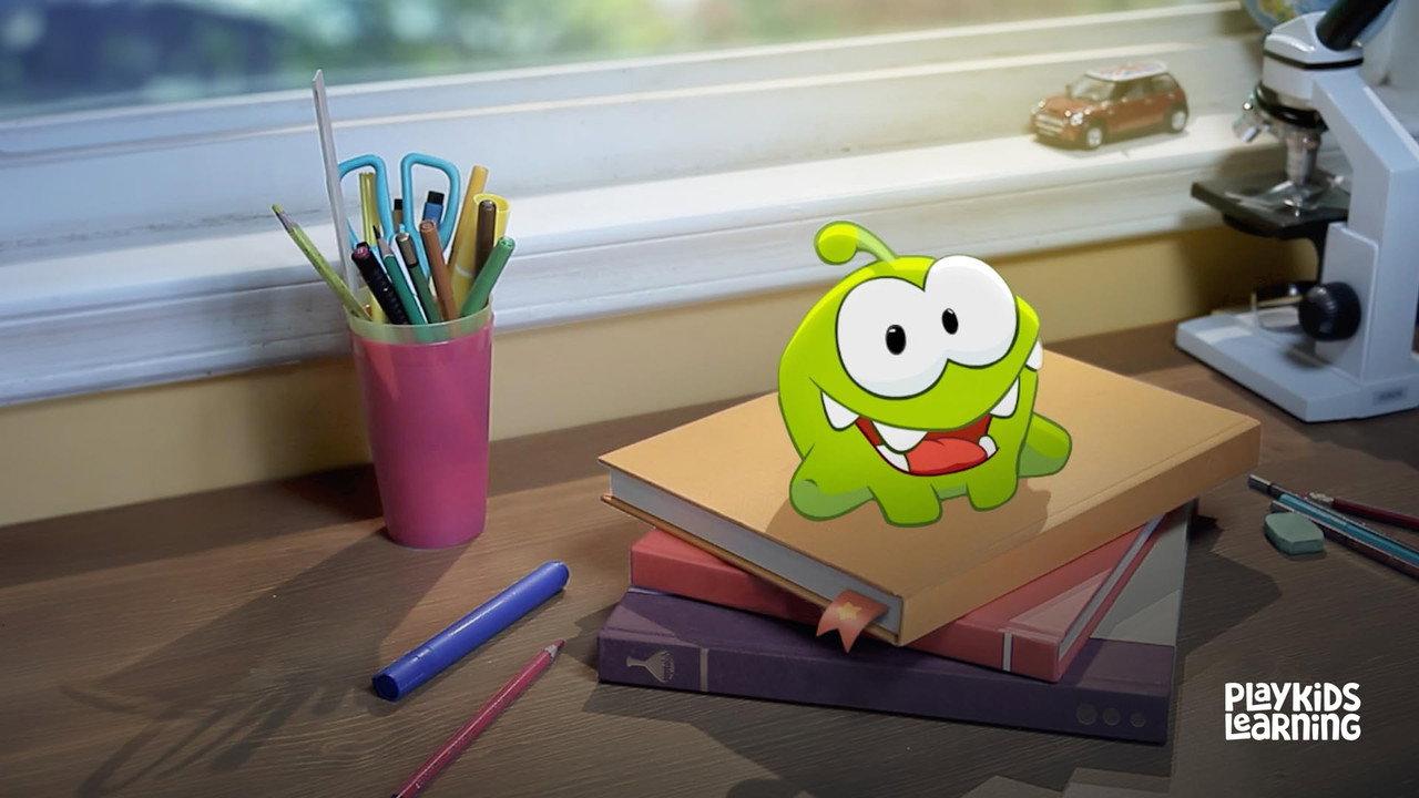 Om Nom Stories backdrop