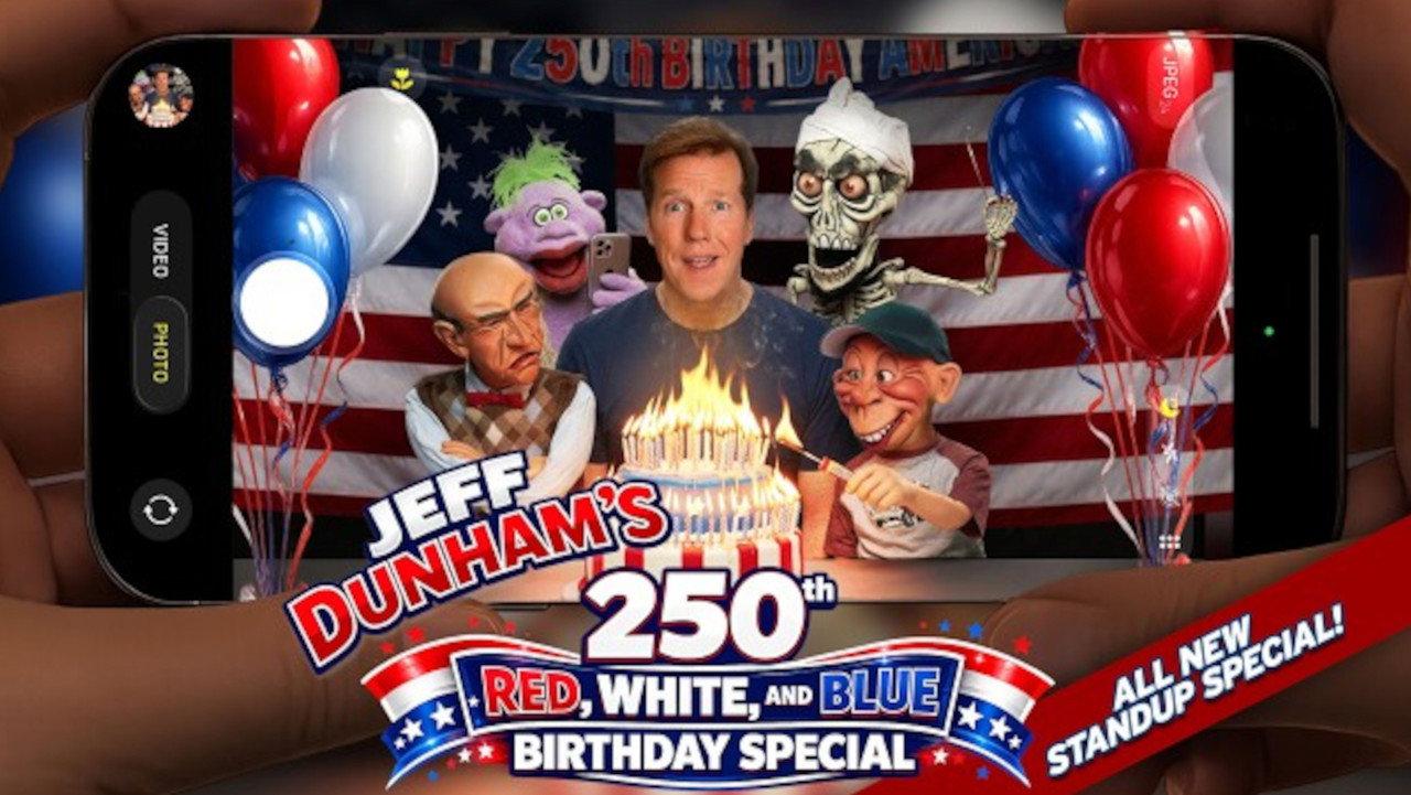 Jeff Dunham: 250th Red, White, and Blue Birthday Special backdrop