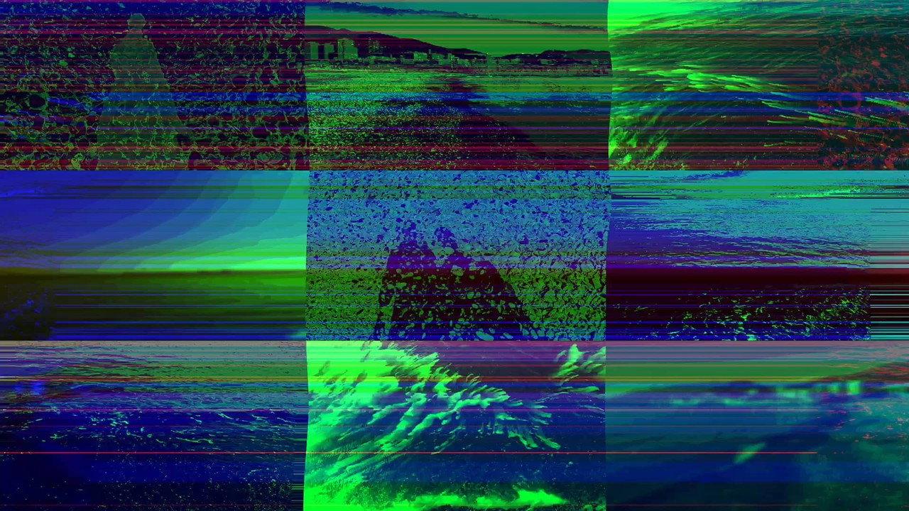 Glitching Offshore backdrop