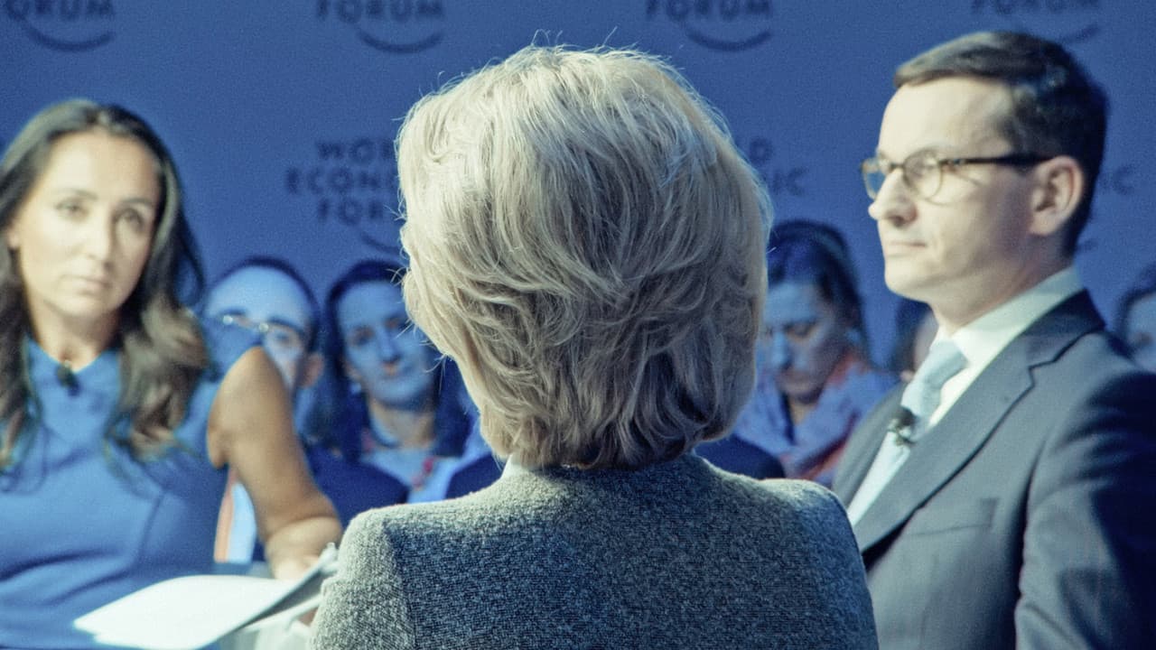 Davos backdrop