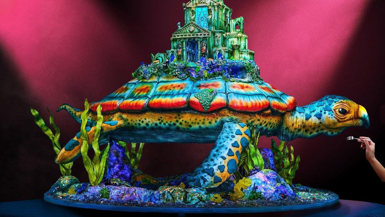 Super Mega Cakes backdrop