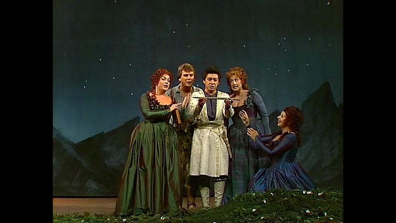 The Magic Flute backdrop