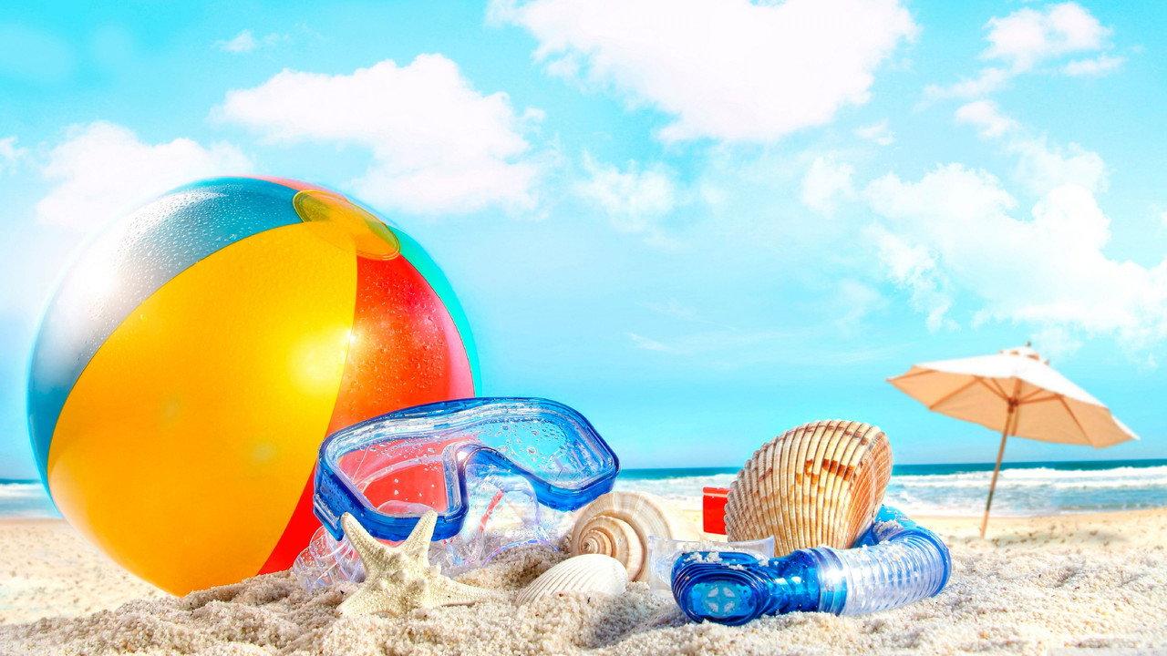 Summer Vacation backdrop