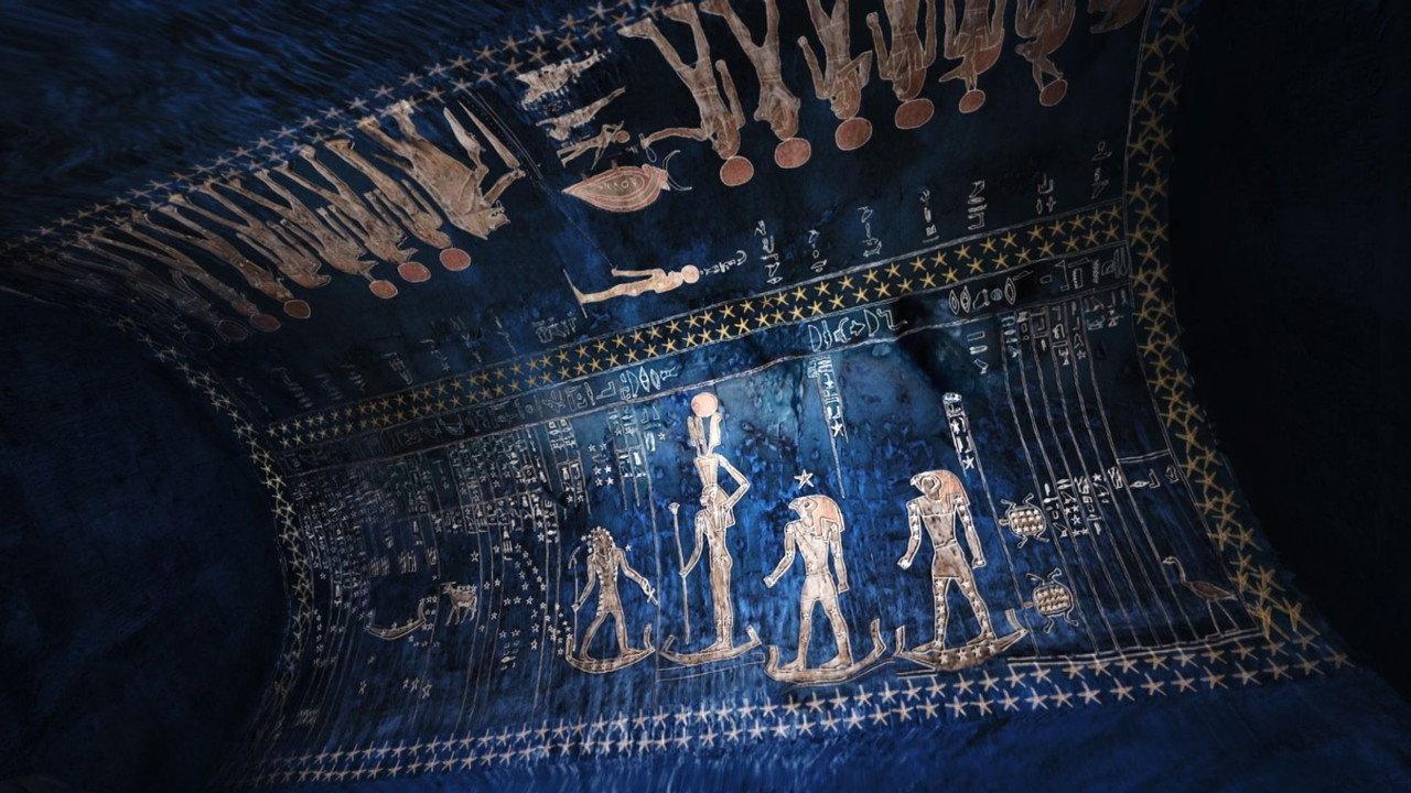 Le palais des hiéroglyphes - Sur les traces de Champollion backdrop