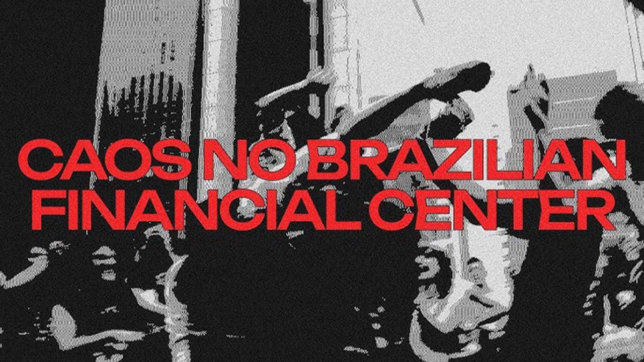 CAOS NO BRAZILIAN FINANCIAL CENTER backdrop