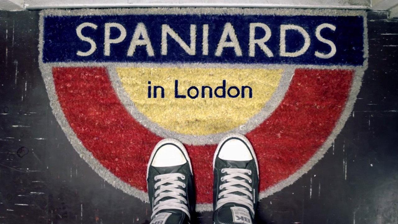 Spaniards in London backdrop