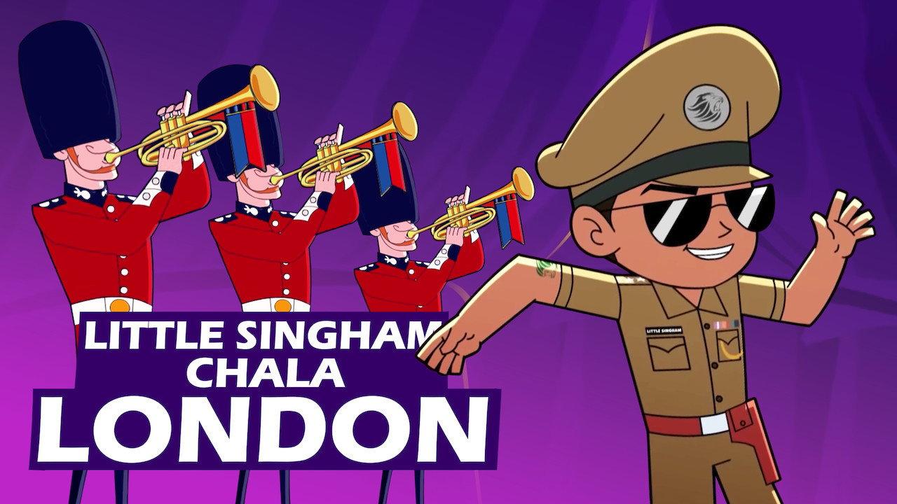 Little Singham in London backdrop