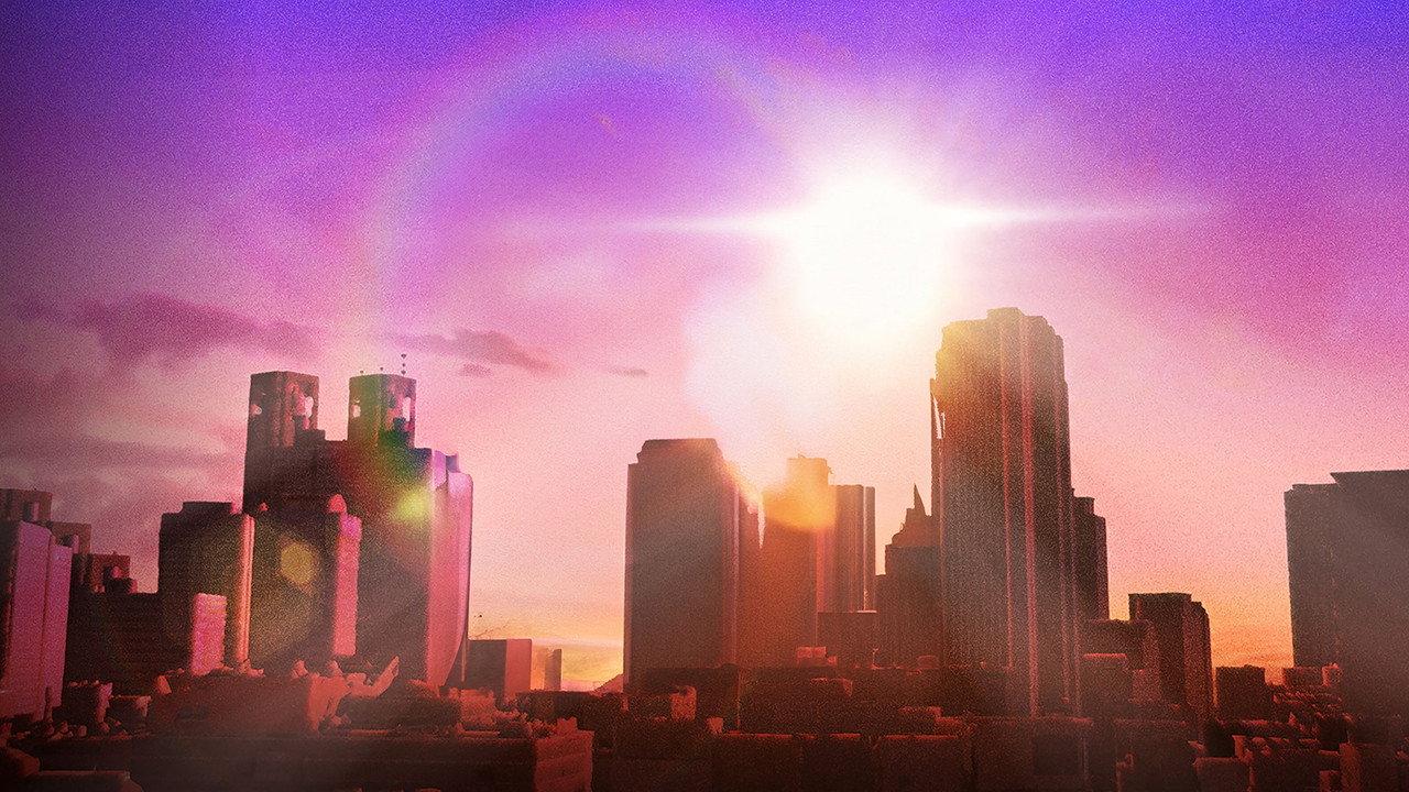 RISING backdrop