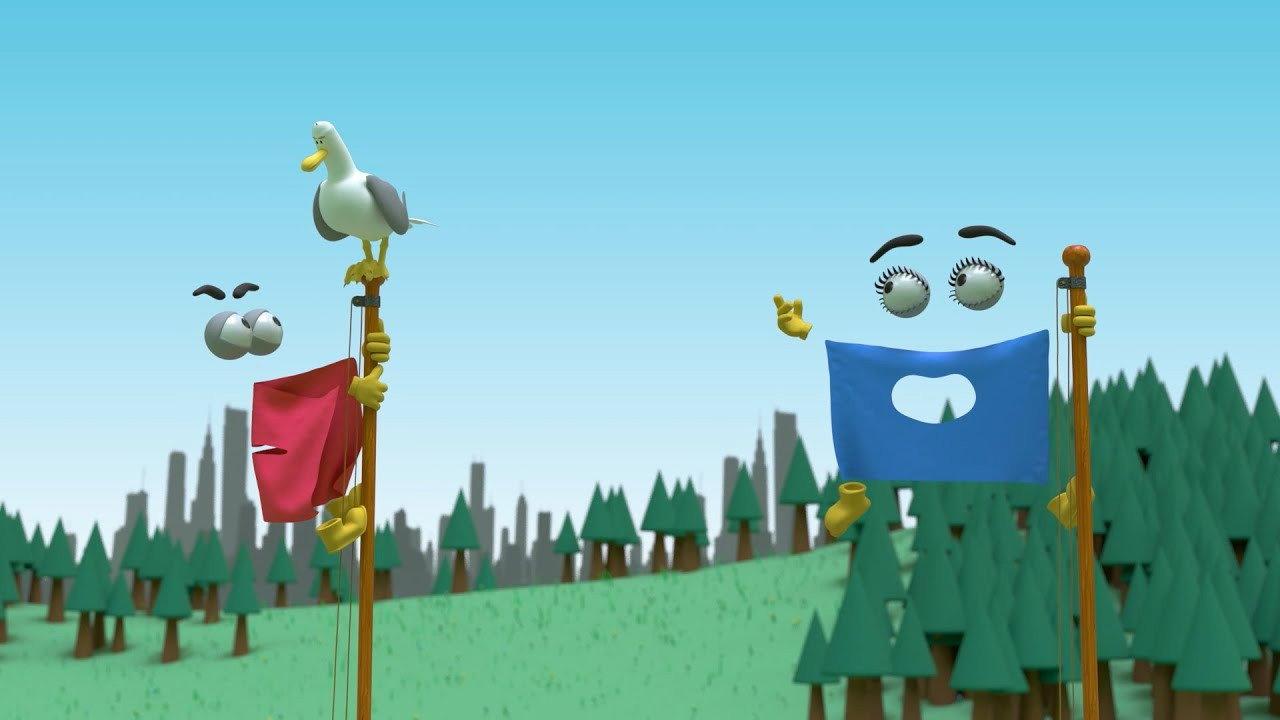 Flags backdrop