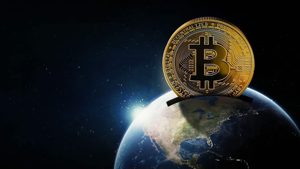 God Bless Bitcoin backdrop