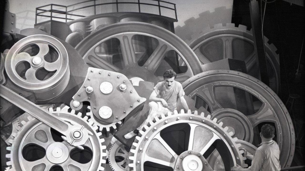 Chaplin et Les temps modernes, La voie du silence backdrop