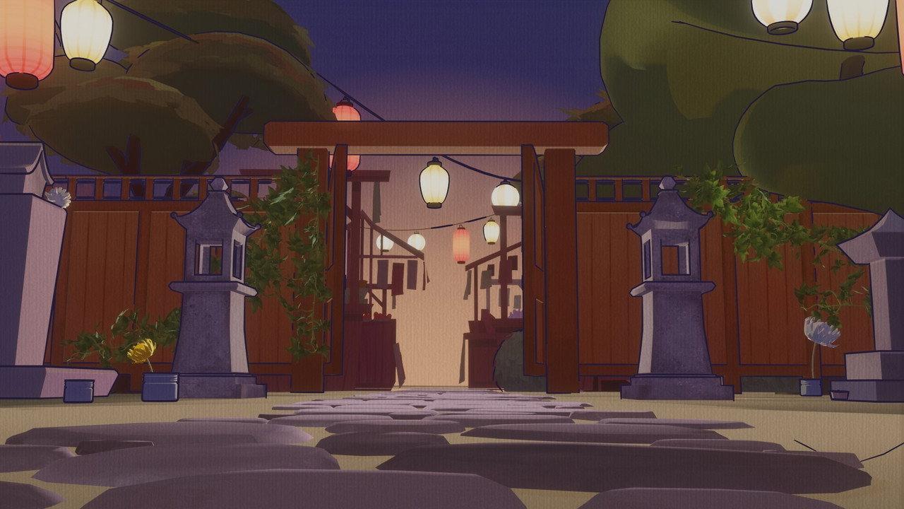 Bon Odori backdrop