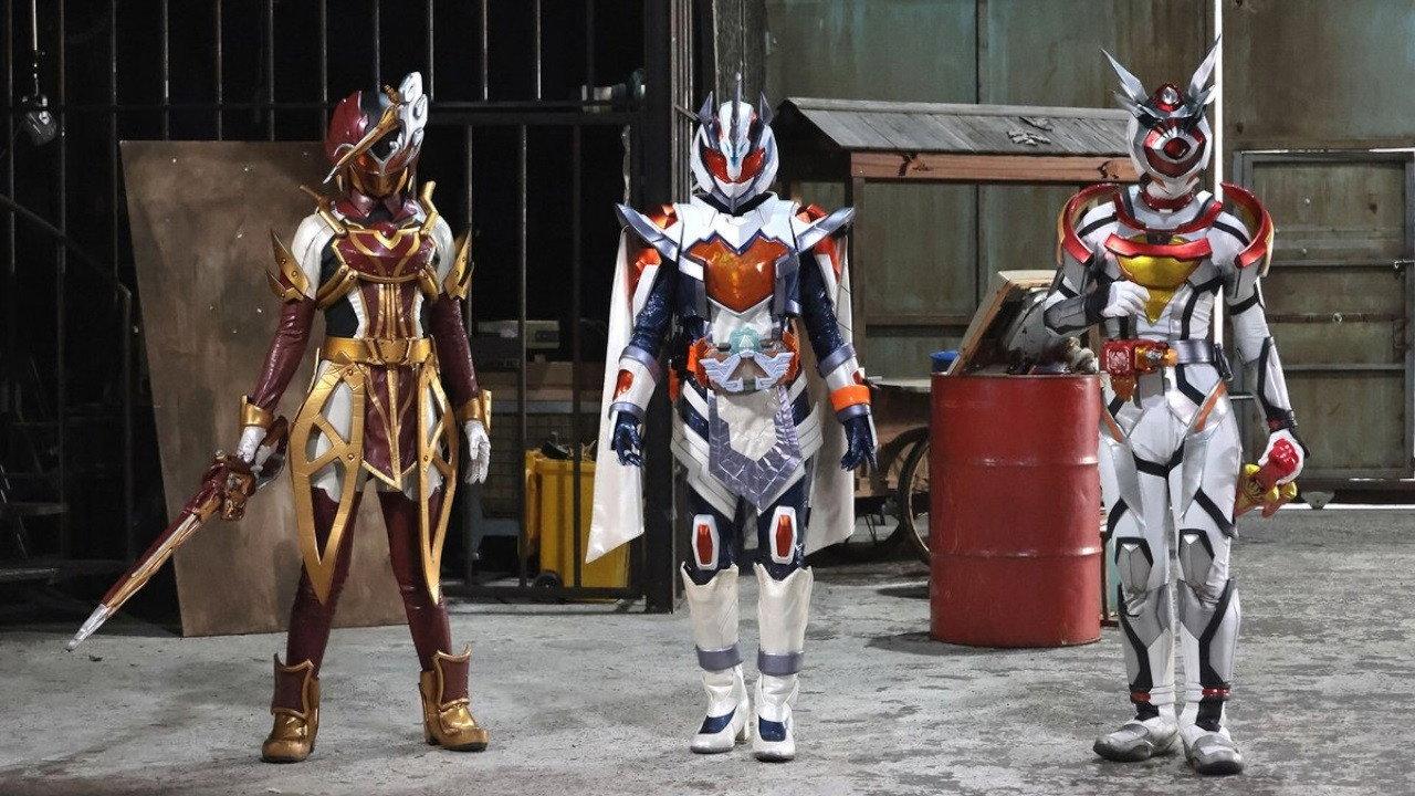 Kamen Rider Majade with Girls Remix backdrop