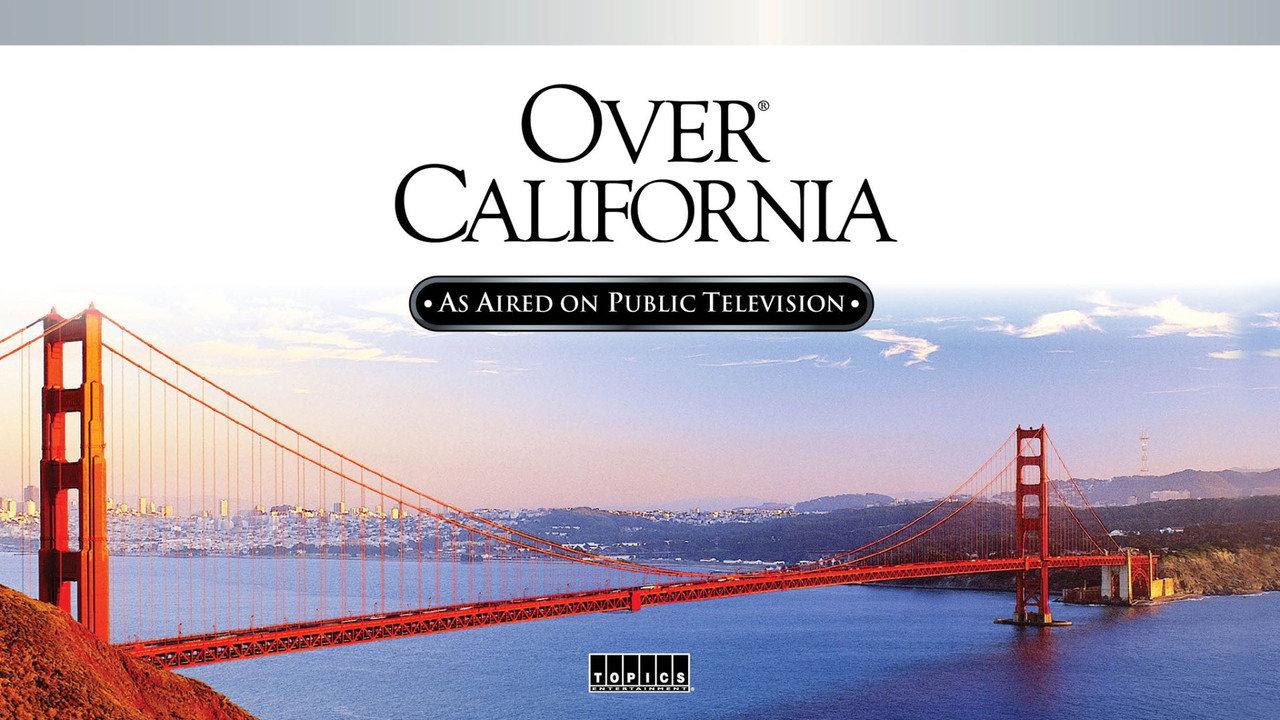 Over California backdrop
