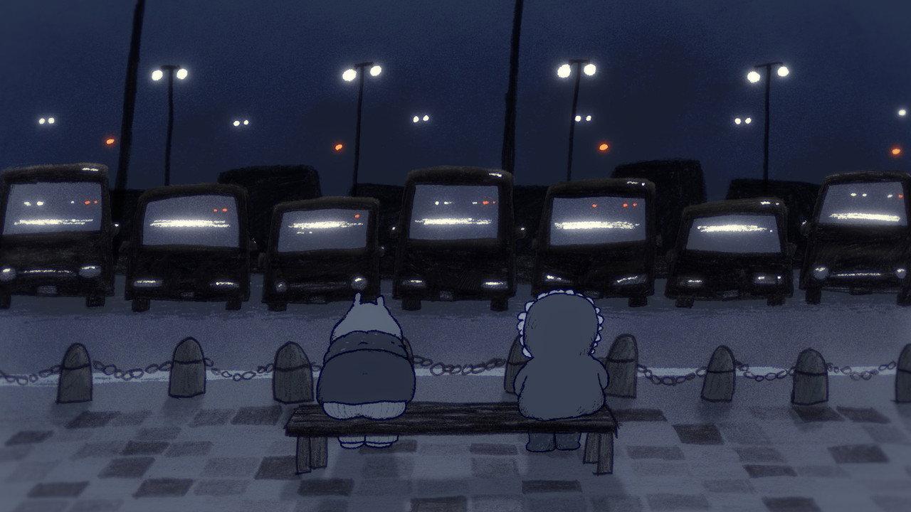 A Night at the Rest Area backdrop