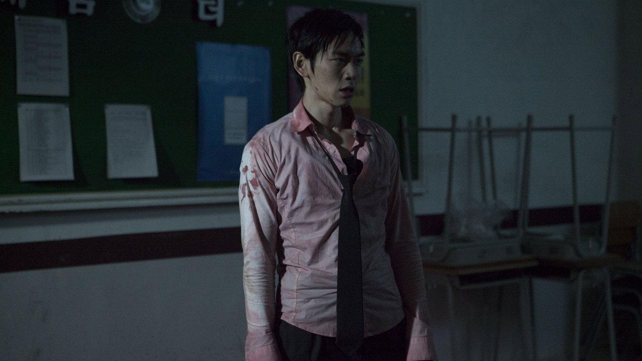 Zombie School backdrop