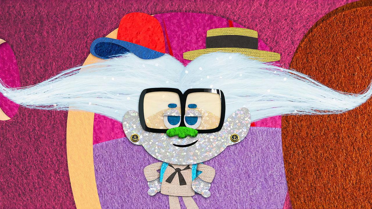 Trolls: Tiny Diamond Goes Back to School backdrop