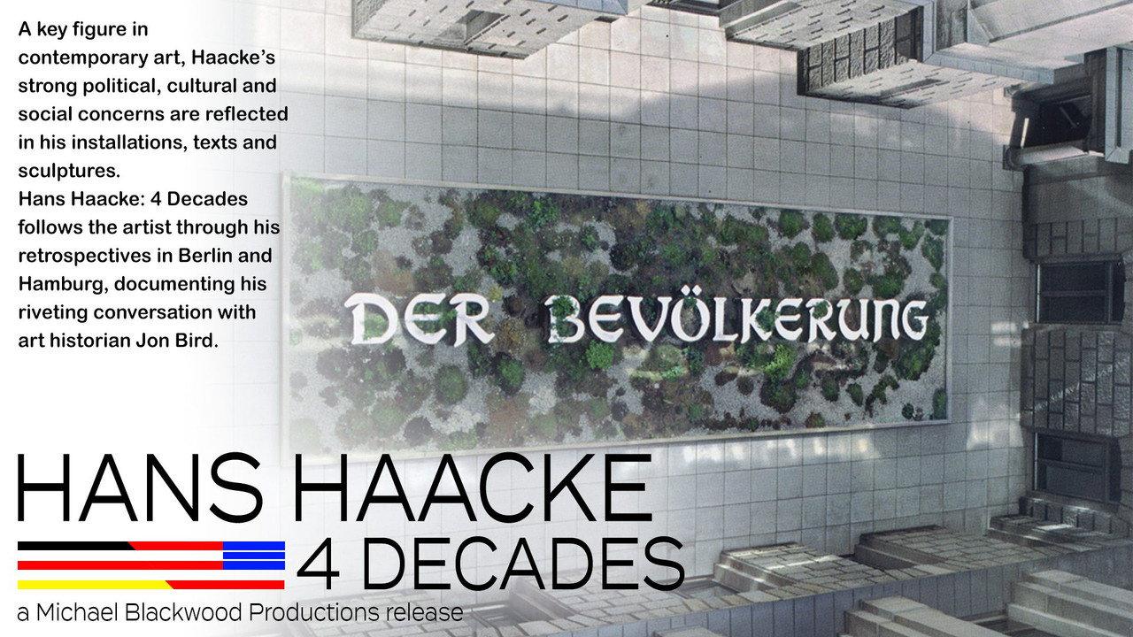 Hans Haacke: 4 Decades backdrop