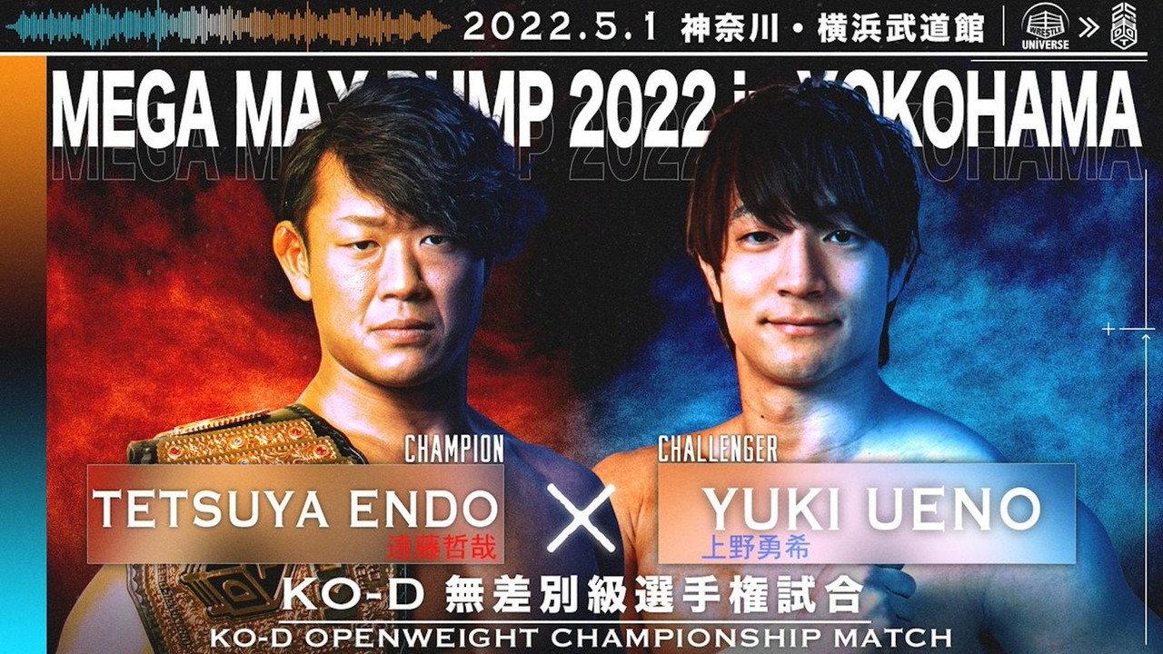 DDT Mega Max Bump 2022 in Yokohama backdrop
