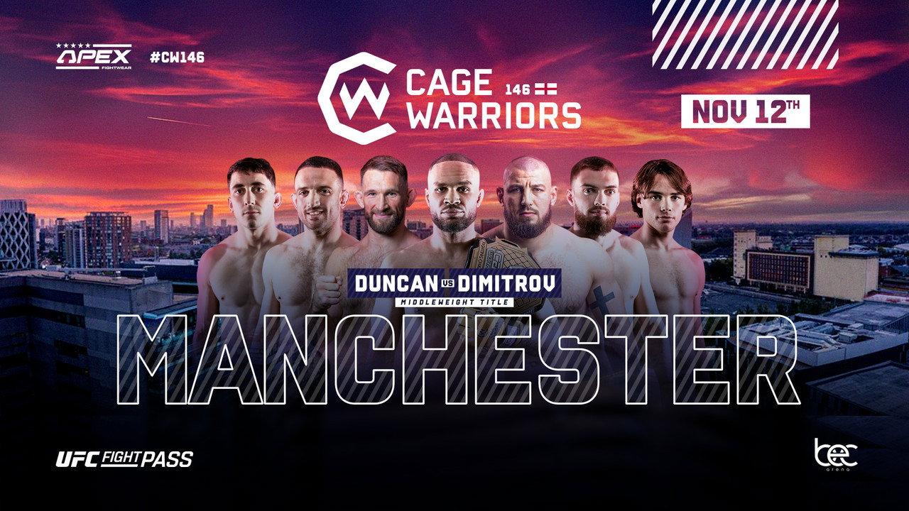 Cage Warriors 146: Manchester backdrop
