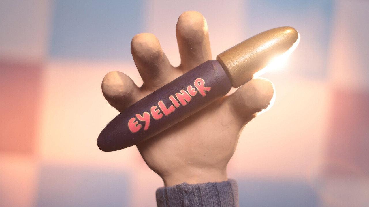 Eyeliner backdrop