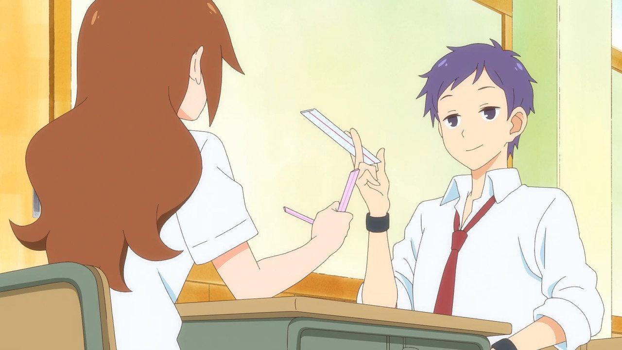 Hori-san and Miyamura-kun backdrop